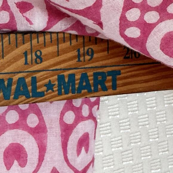 Oliphant Ombre Tunic Top Beach Cover Up Pink Small Boho Art To Wear - Picture 7 of 9